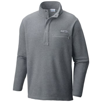 Columbia Harborside Fleece Big, Pullover Grises Para Hombre | 638402-CLA